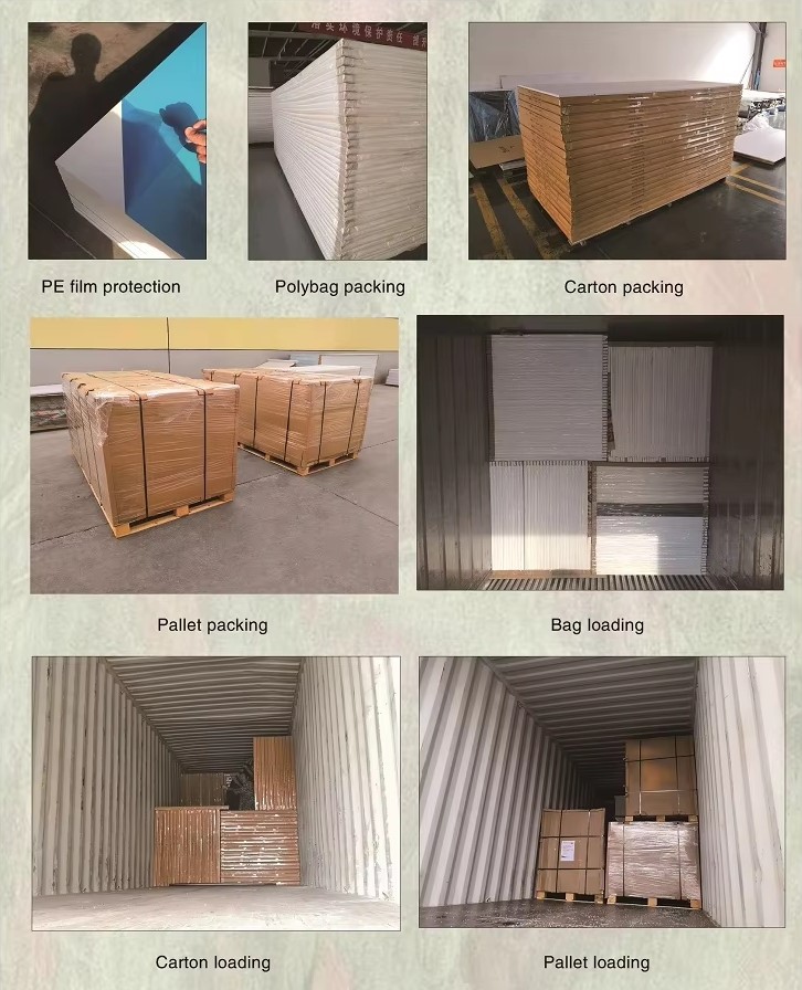 white pvc celuka foam sheets packing white pvc celuka foam sheets packing