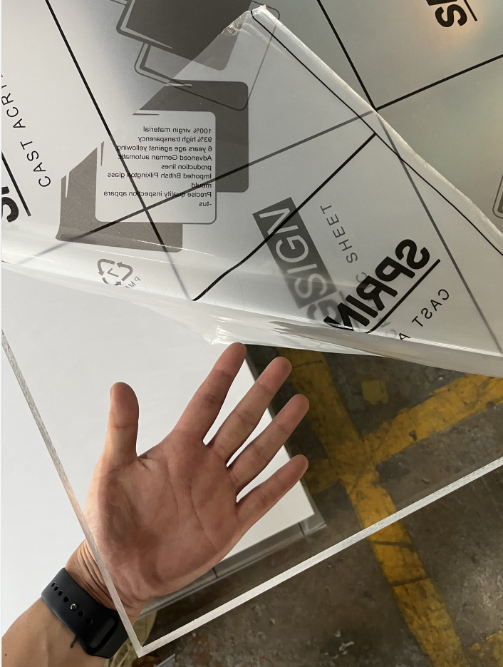 4ftx8ft Transparent Cast Acrylic Sheet