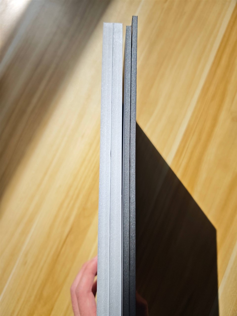 black paper foam board